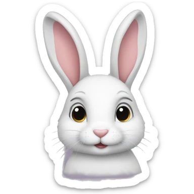 bunny sticker