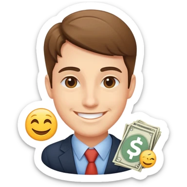 An investor with shares sticker