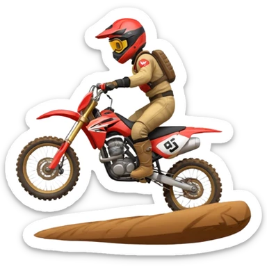 Moto cross sticker