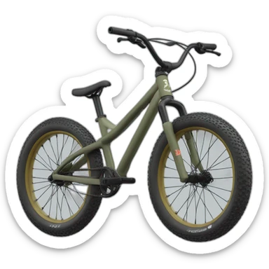 Slopstyle bike, 1 speed, rock shox pike sticker