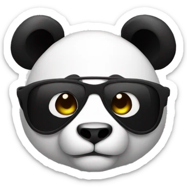 cool panda sticker