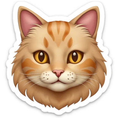 Cat with fuck you sticker