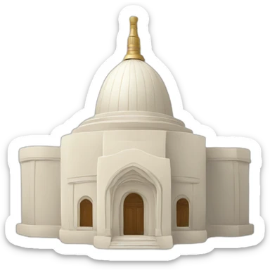 bahai temple sticker