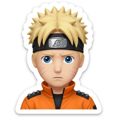 Naruto anime sticker
