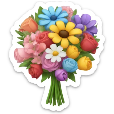 Bouquet of flowers sticker