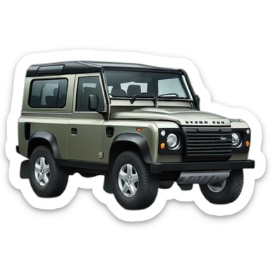 range rover defender sticker