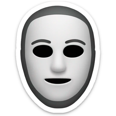 LED face mask sticker