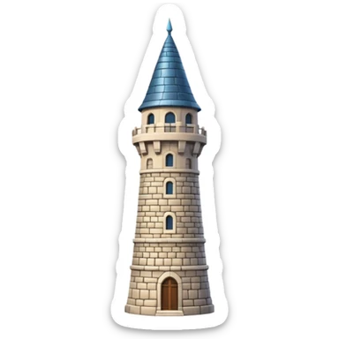 tower landmark. sticker