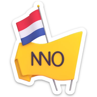 French flag with no entry sign overlay sticker