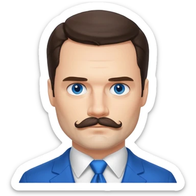 henry cavill with mustache sticker