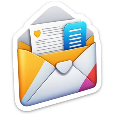 email reciept sticker