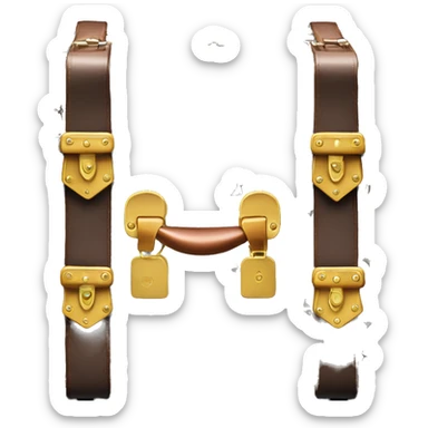 Black Luis Vuitton Trunk sticker