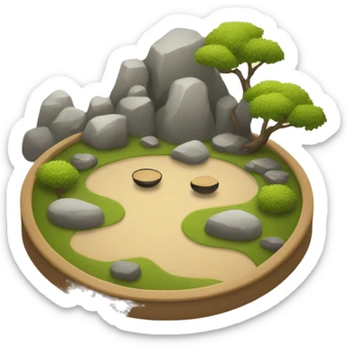 Zen Garden sticker