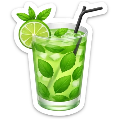 mojito emoji style sticker