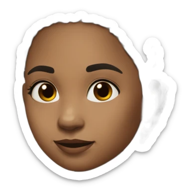 Niña jugando al baloncesto número 13 sticker