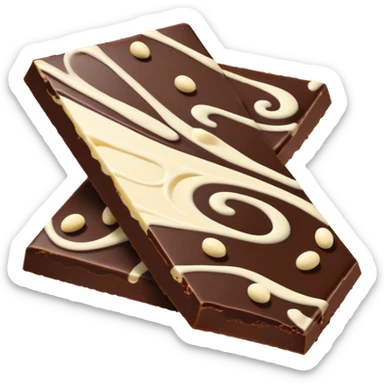Espresso martini chocolate bark sticker