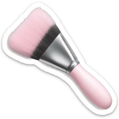 pale pink brush sticker