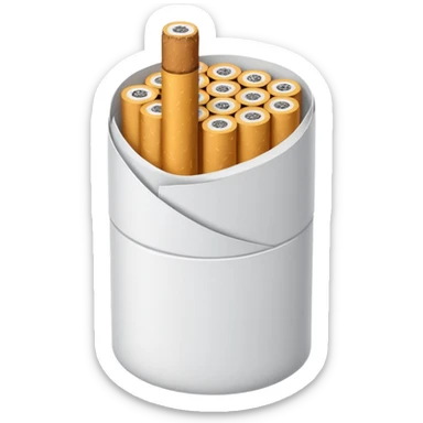 MARLBOROWITH A WHOLE PACK OF CIGARETTES
 sticker