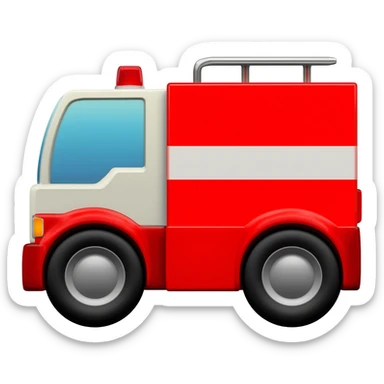 fire truck sticker