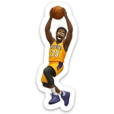 Baskteur qui dunk sticker