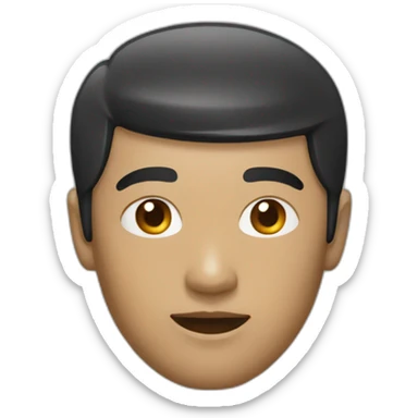 Chinois noir et roux sticker