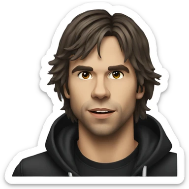 Orelsan qui rap sticker