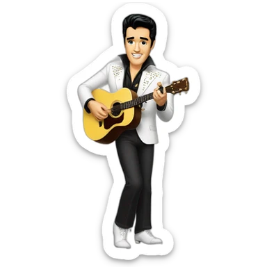 Elvis Presley sticker