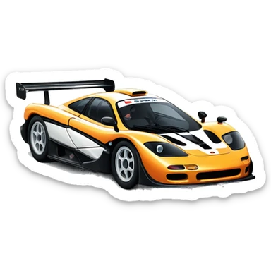 Mclaren f1 gtr  sticker