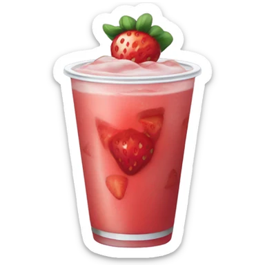 strawberry açai refresher sticker