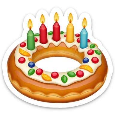 rosca de reyes sticker