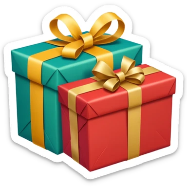 Christmas presents sticker