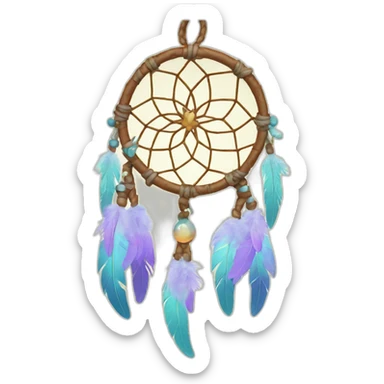 dream catcher amulet sticker