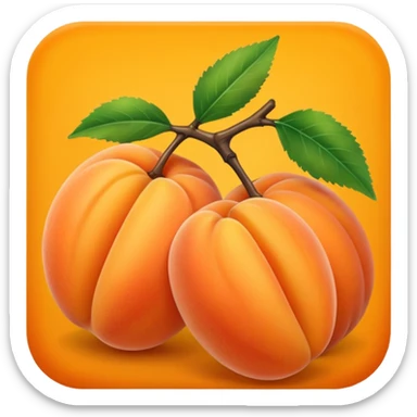 apricots sticker