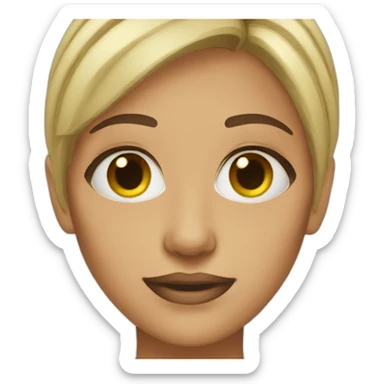 female consultant undereye bags sticker