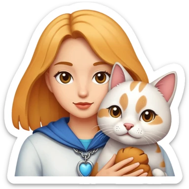 Kat wearing pet sticker
