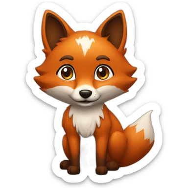 Foxy riéndose a carcajadas sticker
