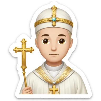 Lawful Human Priest sticker