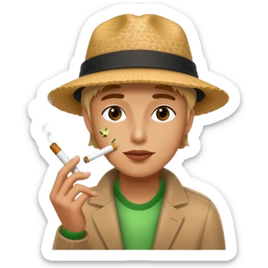 Shake shack smoking sticker