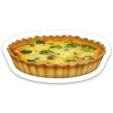 Quiche au poireau sticker