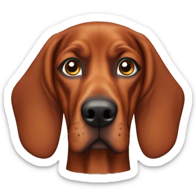 redbone coonhound  sticker