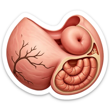 Stomach gut sticker