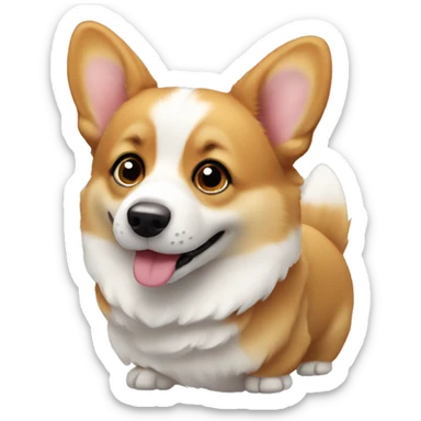 cute corgi sticker