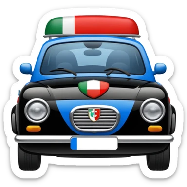 Crea un emoji car to Carabinieri italy sticker