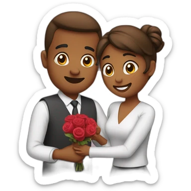 love proposal sticker