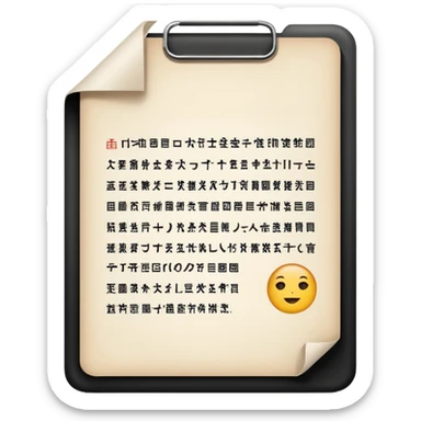 A Slack emoji to express "日本語営業資料" - simple and intuitive sticker