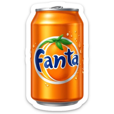 fanta tin sticker