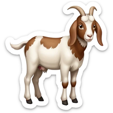 boer goat sticker