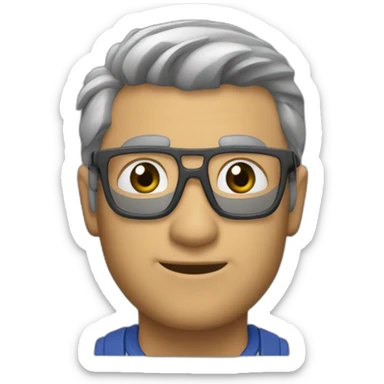 Detona Ralph segurando raquete sticker