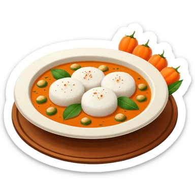 Idli sambar sticker