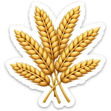 wheat kernel sticker
